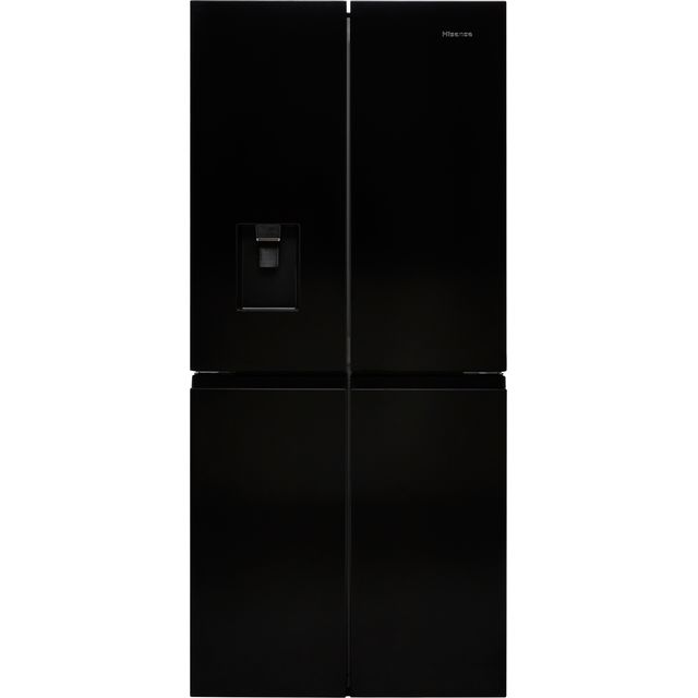 Hisense PureFlat RQ560N4WBF American Fridge Freezer - Black - RQ560N4WBF_BK - 1