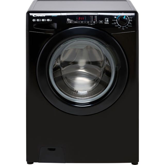 Candy CS149TWBB4/1-80 9kg Washing Machine with 1400 rpm - Black - B Rated