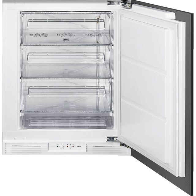 Smeg UKU8F082DE Integrated Under Counter Freezer - White - UKU8F082DE_WH - 1