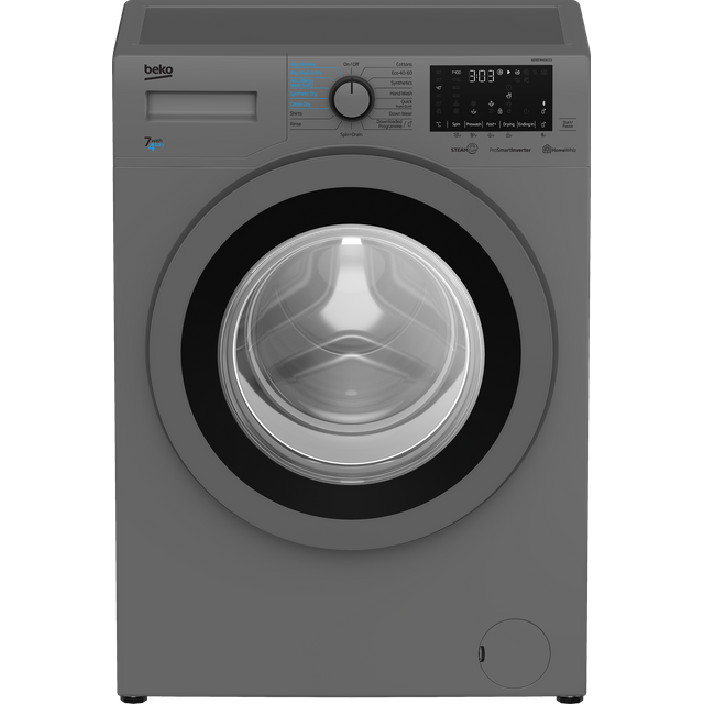 Beko RecycledTub® WDER7440421S 7Kg / 4Kg Washer Dryer - Silver - WDER7440421S_SI - 1
