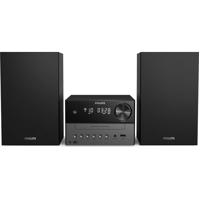 Philips TAM3505/12 18 Watt Hi-Fi System with Bluetooth - Black / Grey