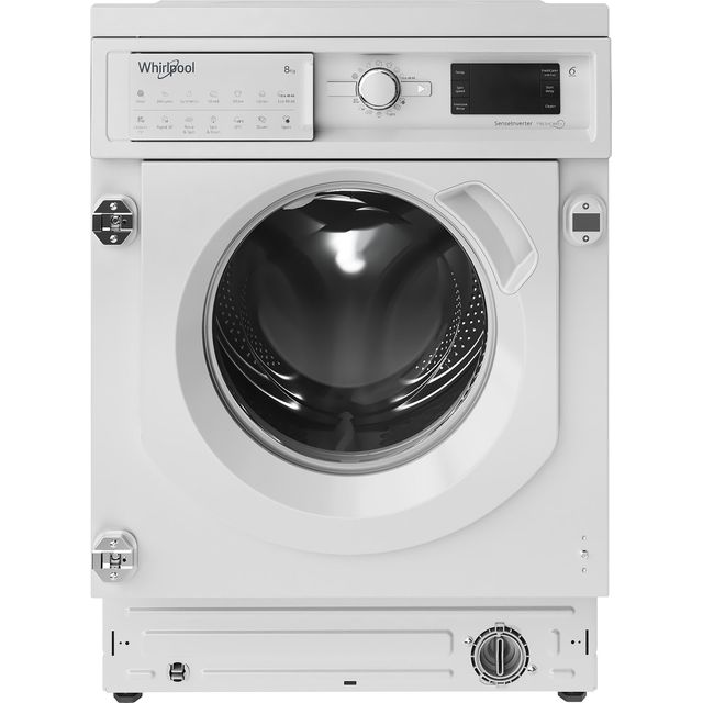Whirlpool BIWMWG81485UK Built In 8Kg Washing Machine - White - BIWMWG81485UK_WH - 1