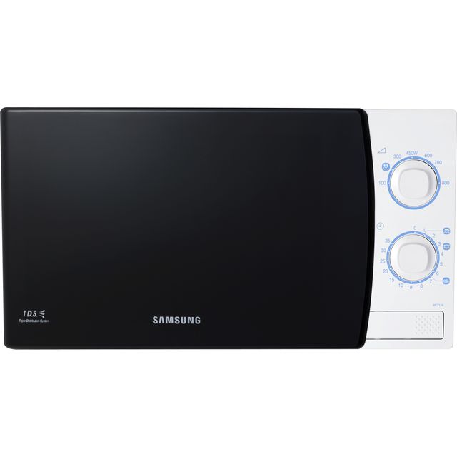 Samsung ME711K 20 Litre Solo microwave - White - ME711K_WHI - 1