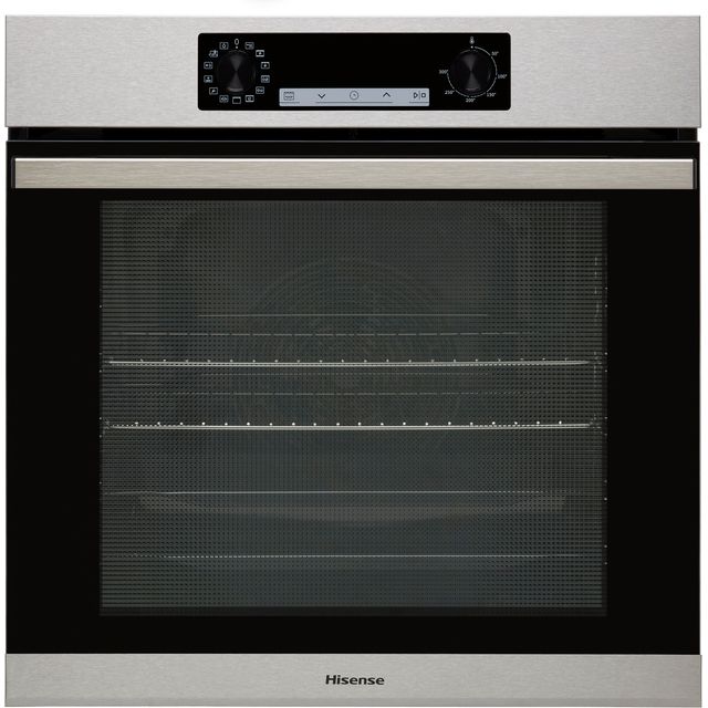Hisense BSA65222AXUK Built In Electric Single Oven with added Steam Function - Stainless Steel - A Rated