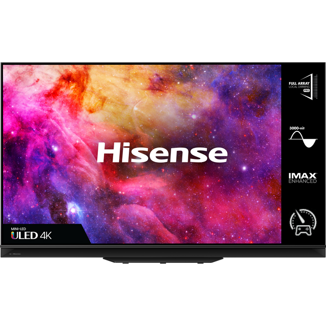 Hisense 75U9GQTUK 75" Smart 4K Ultra HD TV - Black - 75U9GQTUK - 1