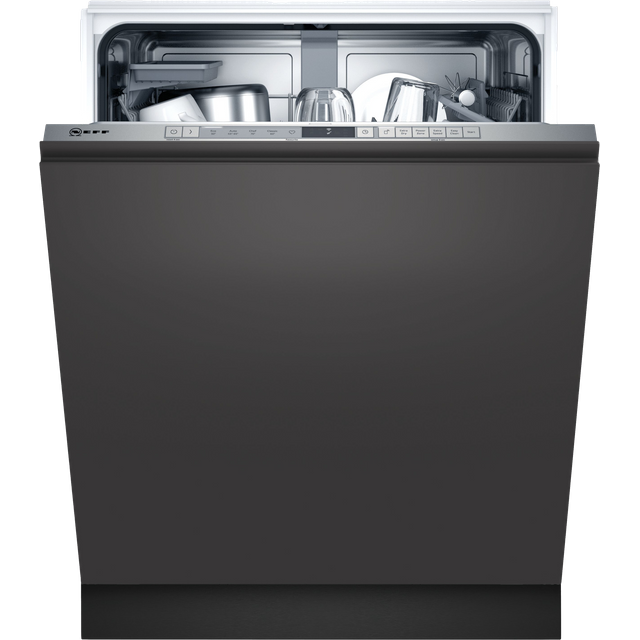 NEFF N30 S153HAX02G Wifi Connected Fully Integrated Standard Dishwasher - Stainless Steel Control Panel - D Rated