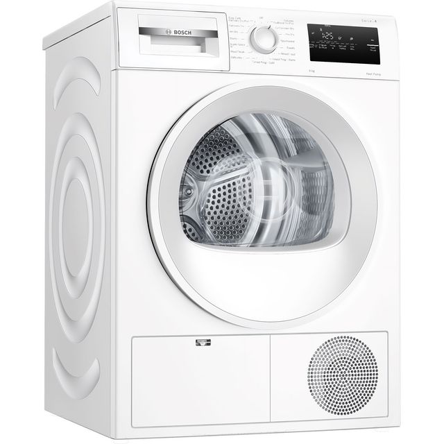 Bosch Series 4 WTH85225GB 8Kg Heat Pump Tumble Dryer - White - A++ Rated