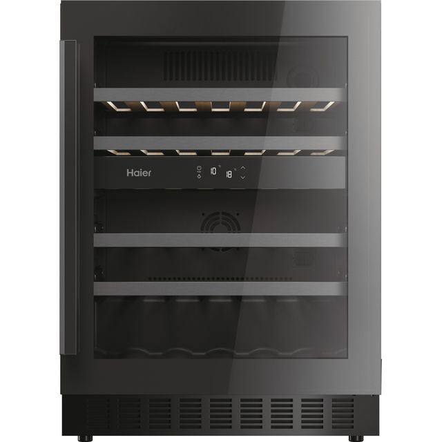 Haier Wine Bank 50 Series 5 HAKWBD60UK Built In Wine Cooler - Black - F Rated