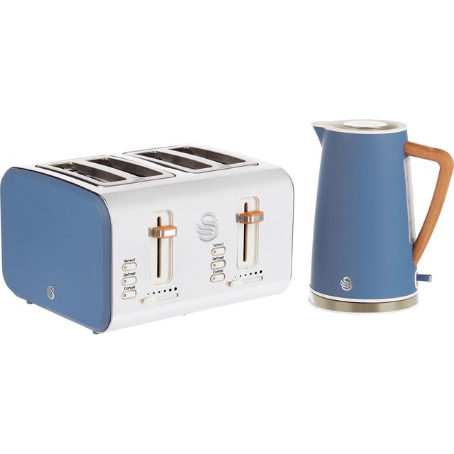 Swan Nordic STP2091BLUN Kettle And Toaster Set - Blue 