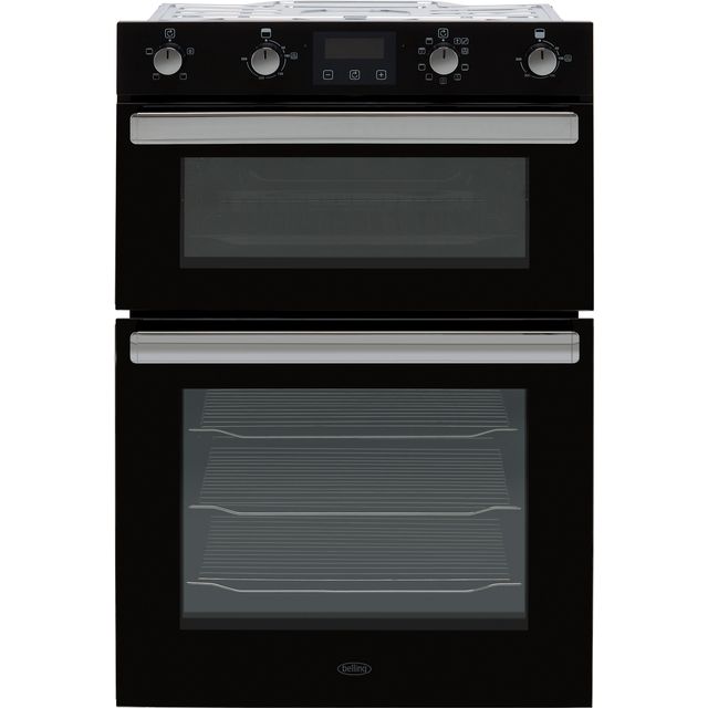 Belling BI902MFCT Built In Electric Double Oven - Black - A/A Rated