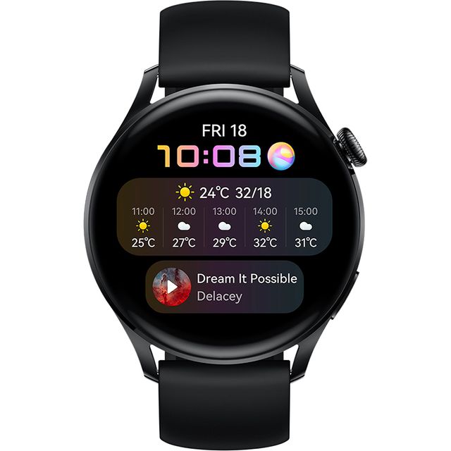 HUAWEI Watch 3 4G Smart Watch - Black