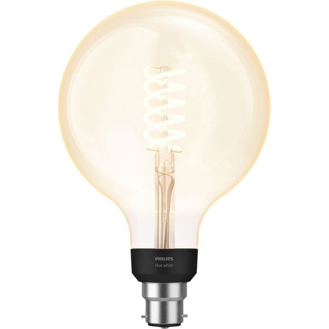 Philips Hue B22 Filament Globe Smart Bulb - A+ Rated 