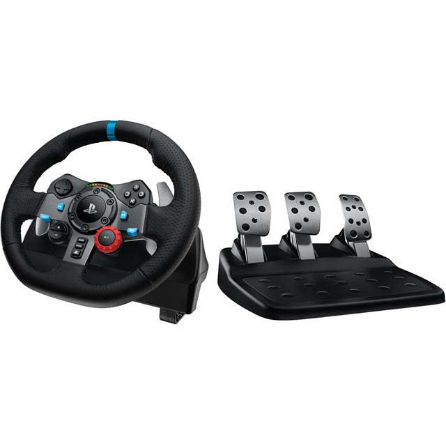 Logitech G29 Driving Force Steering Wheel and Pedals - Black 