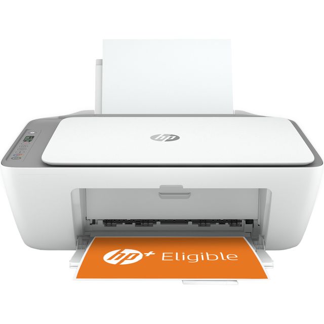 HP DeskJet 2720e All-In-One Inkjet Printer Includes 6 months of Instant Ink with HP PLUS - Grey / White