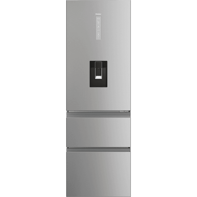 Haier 3D 60 Series 5 HTW5618EWMG Wifi Connected 60/40 No Frost Fridge Freezer - Stainless Steel - E Rated