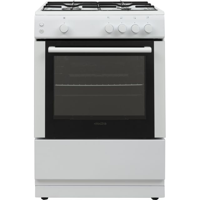 Electra SG60W/1 60cm Freestanding Gas Cooker - White - A Rated