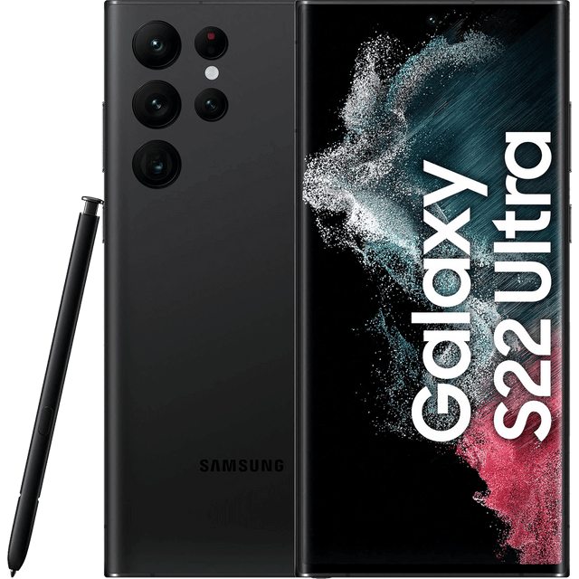 Samsung Galaxy S22 Ultra 512GB Smartphone in Phantom Black
