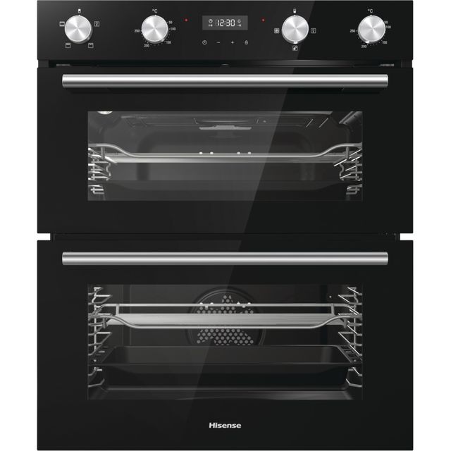 Hisense BID75211BGUK Built Under Double Oven - Black - BID75211BGUK_BK - 1