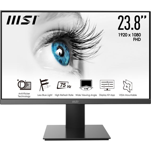 MSI PRO MP241X 23.8" Full HD 60Hz Monitor - Black 