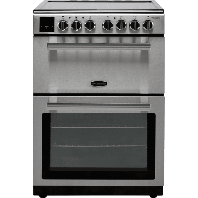 Rangemaster Professional Plus 60 PROPL60ECSS/C Electric Cooker - Stainless Steel / Chrome - PROPL60ECSS/C_SS - 1