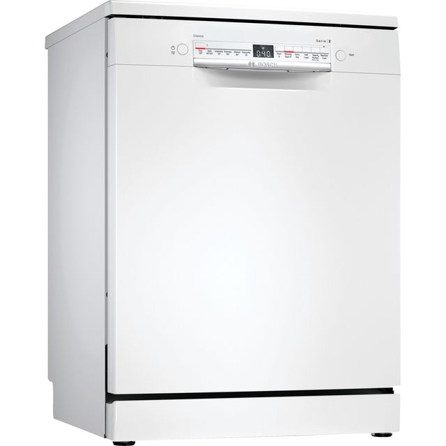 Bosch Serie 2 SMS2HKW66G Wifi Connected Standard Dishwasher - White - D Rated