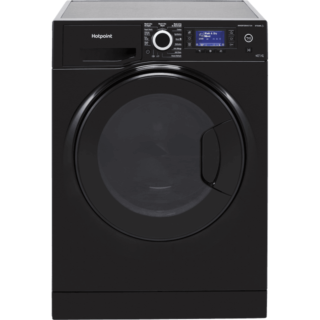 Hotpoint NDD9725BDAUK 9Kg / 7Kg Washer Dryer - Black - NDD9725BDAUK_BK - 1