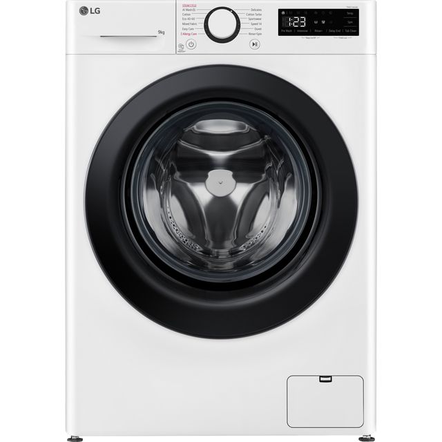 LG TurboWash F2Y509WBLN1 9kg Washing Machine with 1200 rpm - White - A Rated