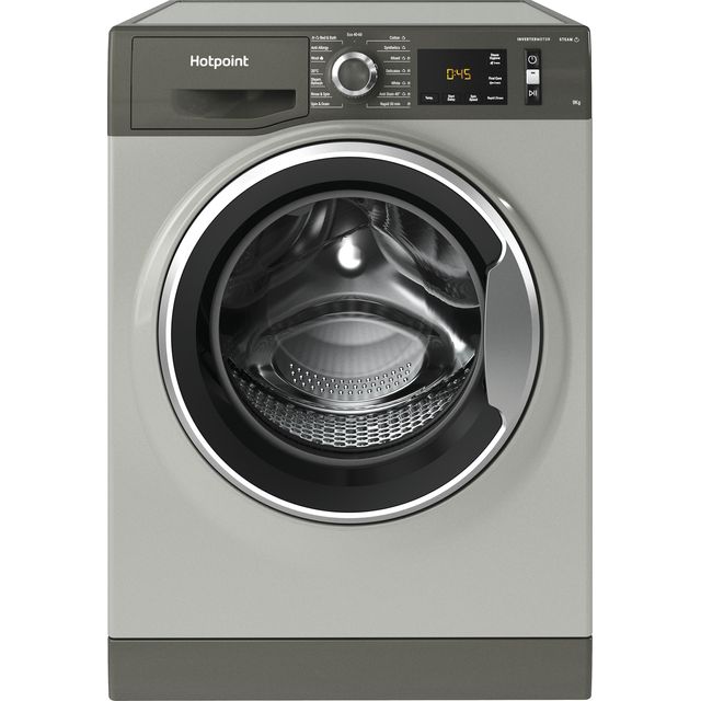 Hotpoint Anti-Stain NM11 948 GC A UK 9kg Washing Machine with 1400 rpm - Graphite - A Rated