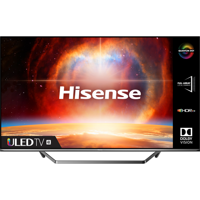 Hisense 55U7QFTUK 55" Smart 4K Ultra HD TV - Titanium Grey - 55U7QFTUK - 1