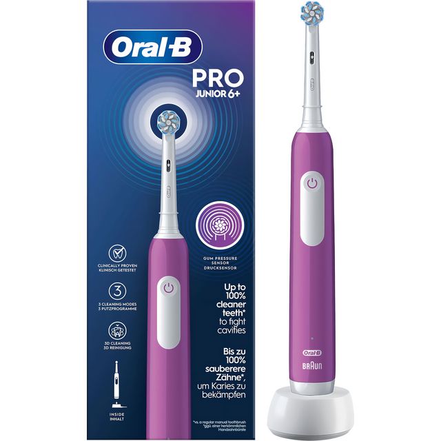 Oral B PRO Junior Electric Toothbrush - Purple