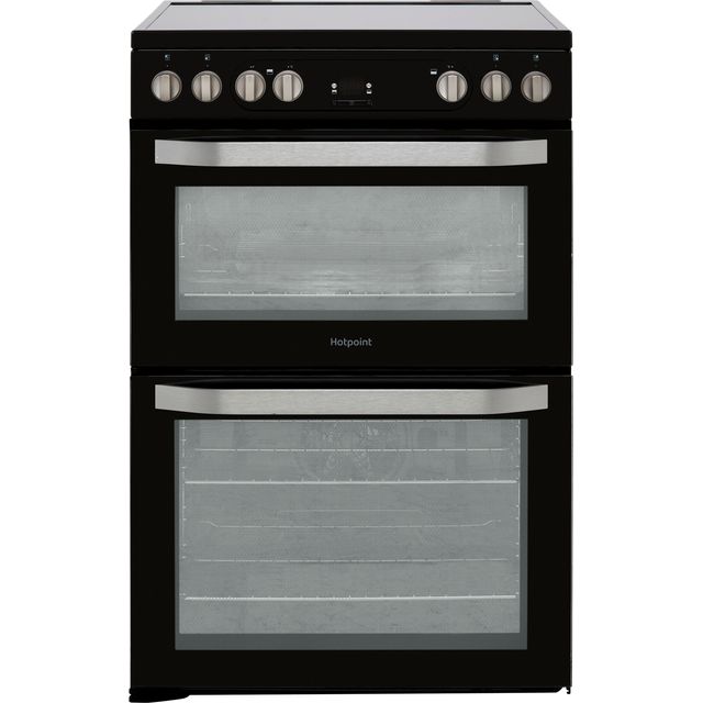 Hotpoint Electric Cooker with Ceramic Hob - Black - A/A Rated