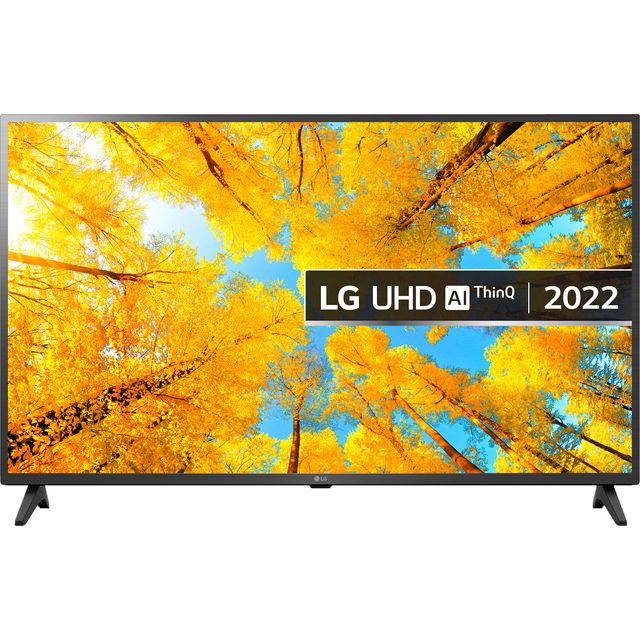 LG 43UQ75006LF 43" Smart 4K Ultra HD TV - Black - 43UQ75006LF - 1