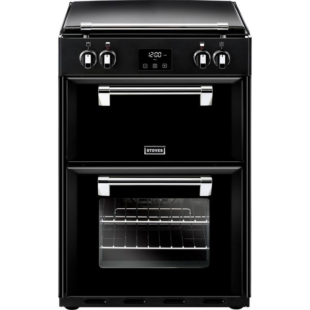 Stoves 60cm Electric Cooker with Induction Hob - Black - A/A Rated