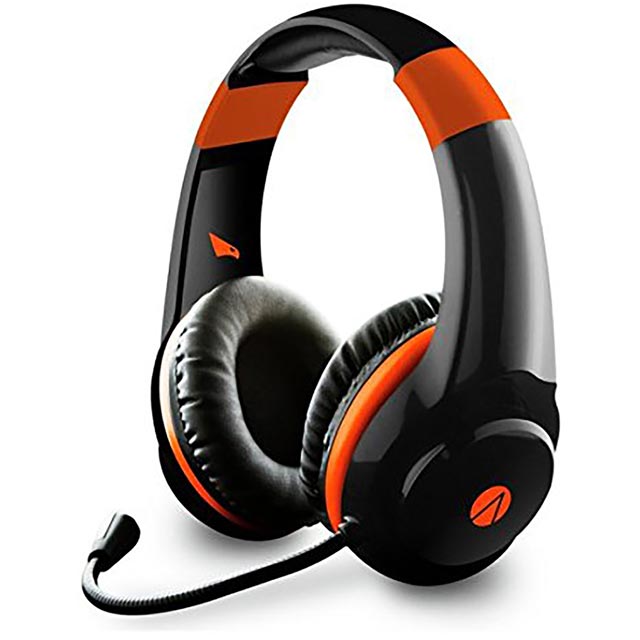 Stealth Raptor Gaming Headset - Black / Orange 