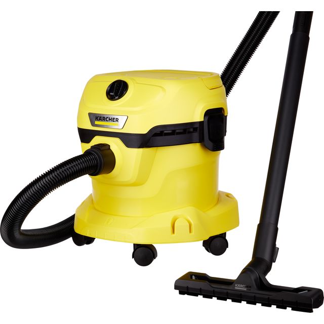 Kärcher WD 2 Plus Wet & Dry Cleaner - Yellow 