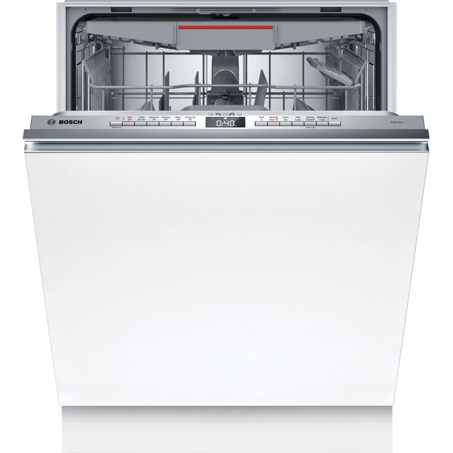 Bosch Series 4 SMV4HVX00G Wifi Connected Fully Integrated Standard Dishwasher - Stainless Steel Control Panel with Fixed Door Fixing Kit - D Rated