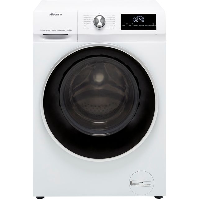 Hisense WDQY1014EVJM 10Kg / 6Kg Washer Dryer - White - WDQY1014EVJM_WH - 1