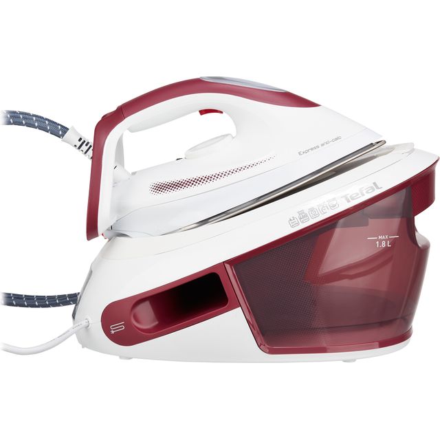 Tefal Express Anti-Scale SV8012G0 Steam Generator Iron - Red / White 
