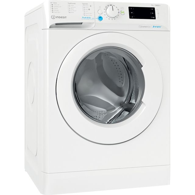 Indesit BWE91496XWUKN 9Kg Washing Machine - White - BWE91496XWUKN_WH - 1