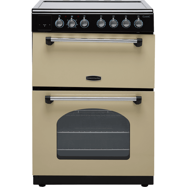 Rangemaster Classic 60 CLA60EICR/C Electric Cooker with Induction Hob - Cream / Chrome - A/A Rated