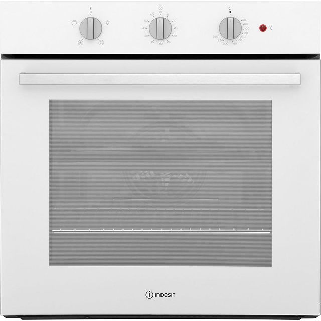Indesit Aria IFW6330WH Built In Electric Single Oven - White - IFW6330WH_WH - 1