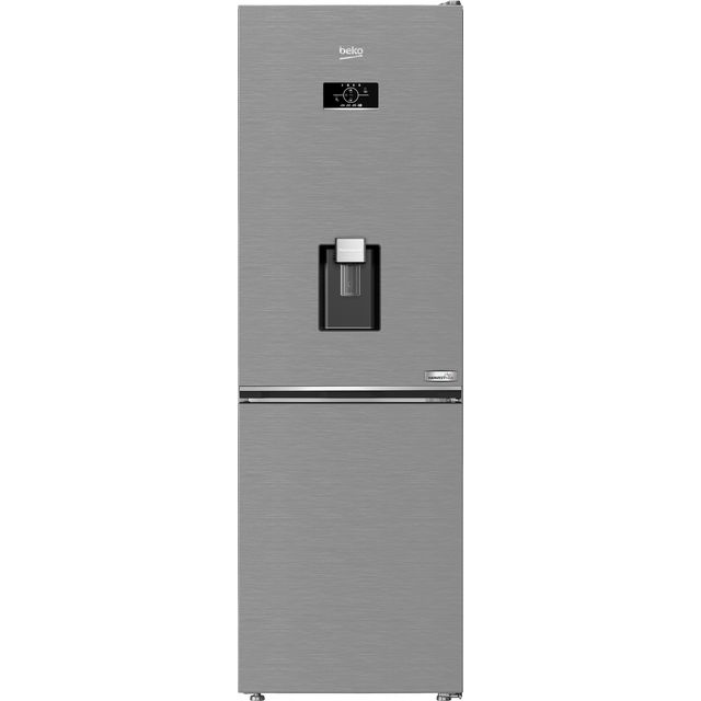 Beko HarvestFresh™ CNB3G4686DVPS 60/40 Frost Free Fridge Freezer - Stainless Steel Effect - E Rated - CNB3G4686DVPS_SSE - 1