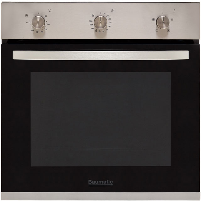 Baumatic BCPK605X Built In Single Oven & Ceramic Hob - Stainless Steel / Black - BCPK605X_SSB - 2