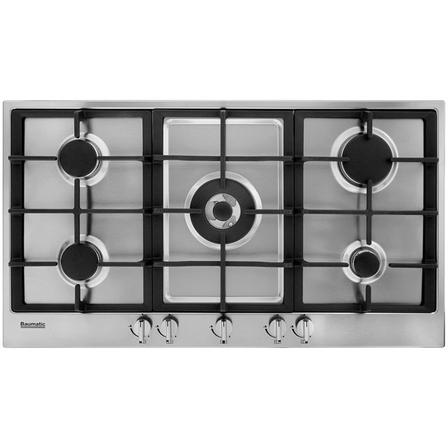 Baumatic Integrated Gas Hob in Stainless Steel Hobs