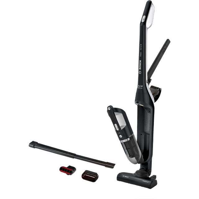 Bosch Serie 4 Flexxo ProClean BBH3211GB Cordless Vacuum Cleaner with up to 50 Minutes Run Time - Black 