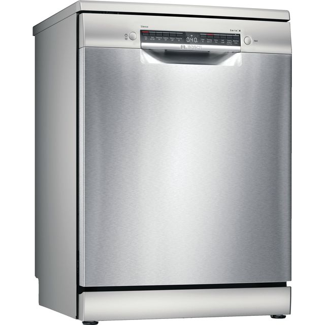 Bosch Series 4 SMS4HCI40G Wifi Connected Standard Dishwasher - Stainless Steel Effect - D Rated
