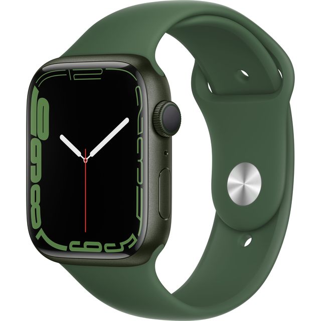 Apple Watch Series 7, 45mm, GPS [2021] - Green Aluminium Case with Clover Sport Band