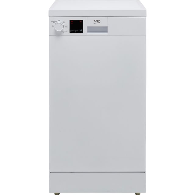 Beko DVS05R20W Slimline Dishwasher - White - DVS05R20W_WH - 1