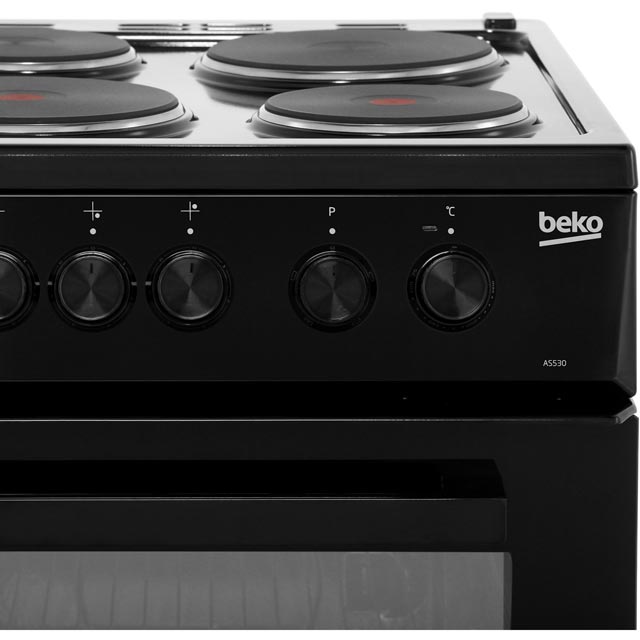Beko AS530K Electric Cooker - Black - AS530K_BK - 4