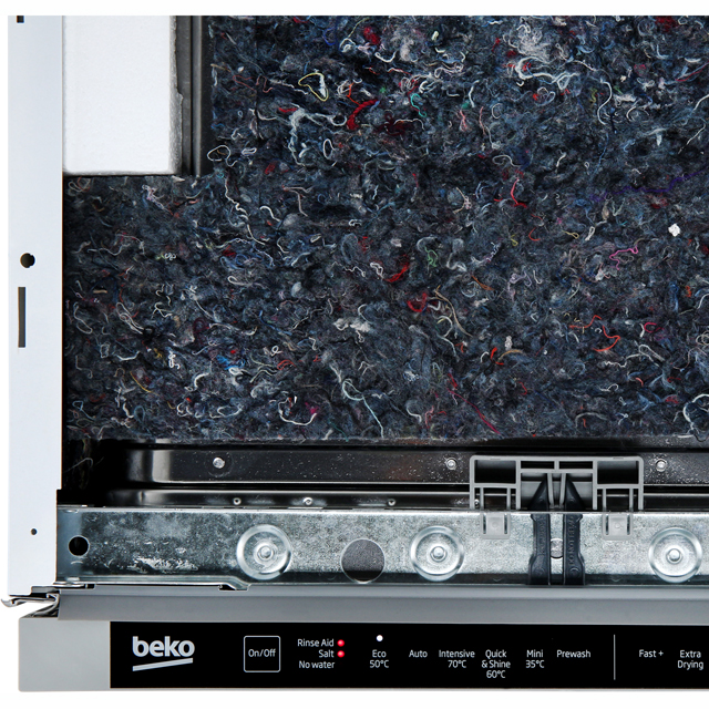 Beko DIS16R10 Fully Integrated Slimline Dishwasher - Silver - DIS16R10_SI - 5